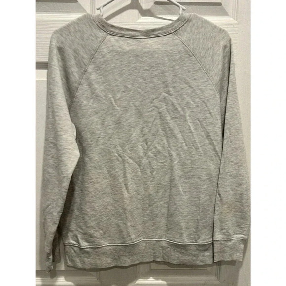 VNTG Old Navy Sweatshirt Palm Springs Graphic Mottled Gray‎ Women’s Size Small - Picture 4 of 4